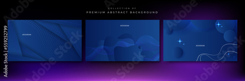 Abstract dark blue background