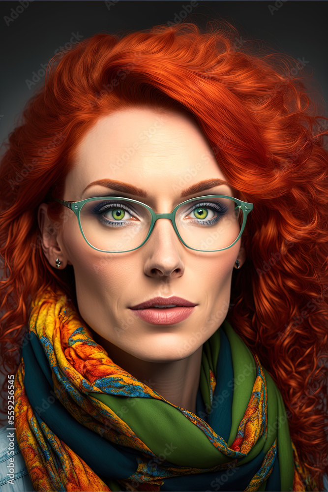 Fototapeta premium Beautiful woman portrait