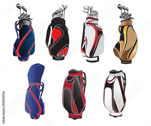 picture of golf bag photo