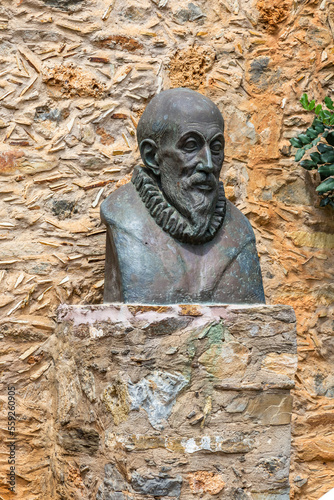 Bust of El Greco, Fodele, Crete photo