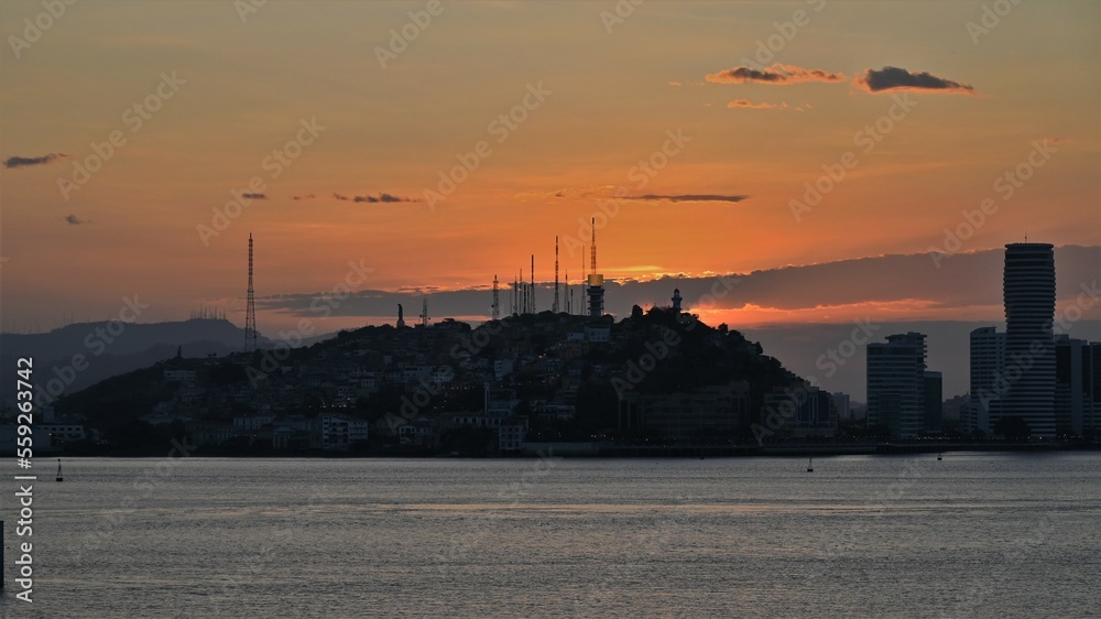 Atardecer en Cerro Santa Ana