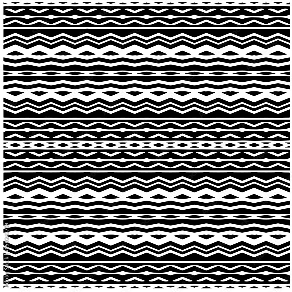 Vector pattern in geometric ornamental style. Black and white color.Seamless pattern. Vector pattern in geometric ornamental style. Black and white color.Seamless pattern.