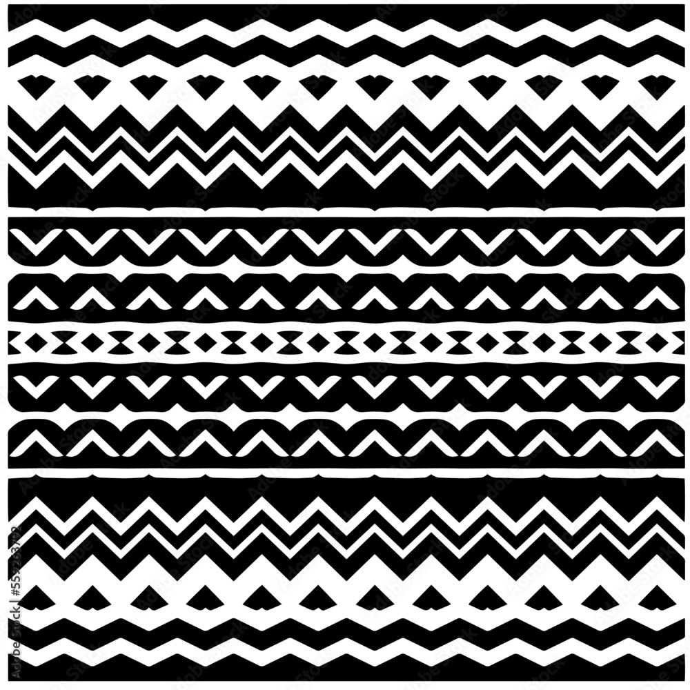 Vector pattern in geometric ornamental style. Black and white color.Seamless pattern. Vector pattern in geometric ornamental style. Black and white color.Seamless pattern.