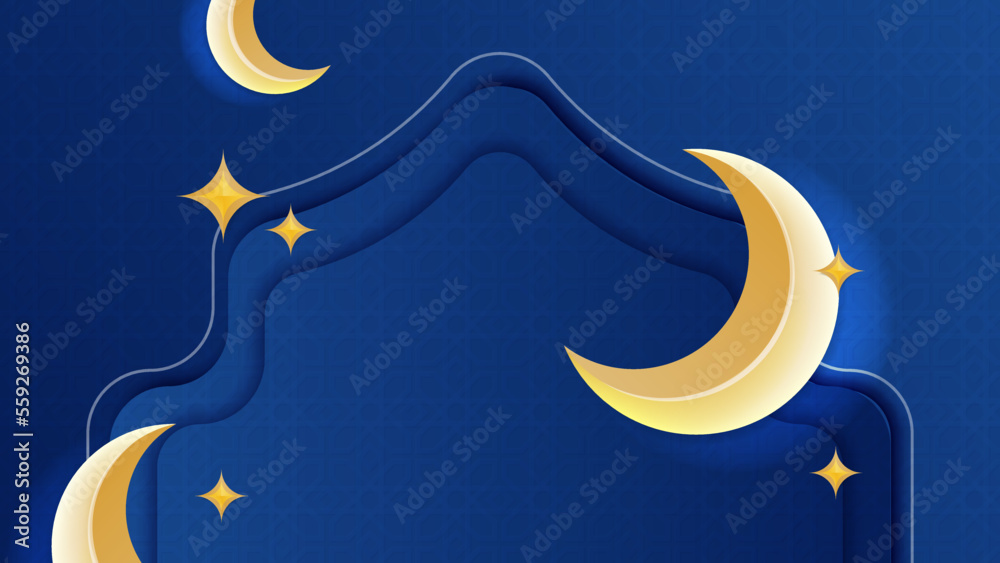 Elegant realistic black and gold ramadan kareem islamic illustration background for decorative pattern festival card. Arabic ornamental background in paper style Elegant realistic black and gold ramadan kareem islamic illustration background for decorative pattern festival card. Arabic ornamental background in paper style