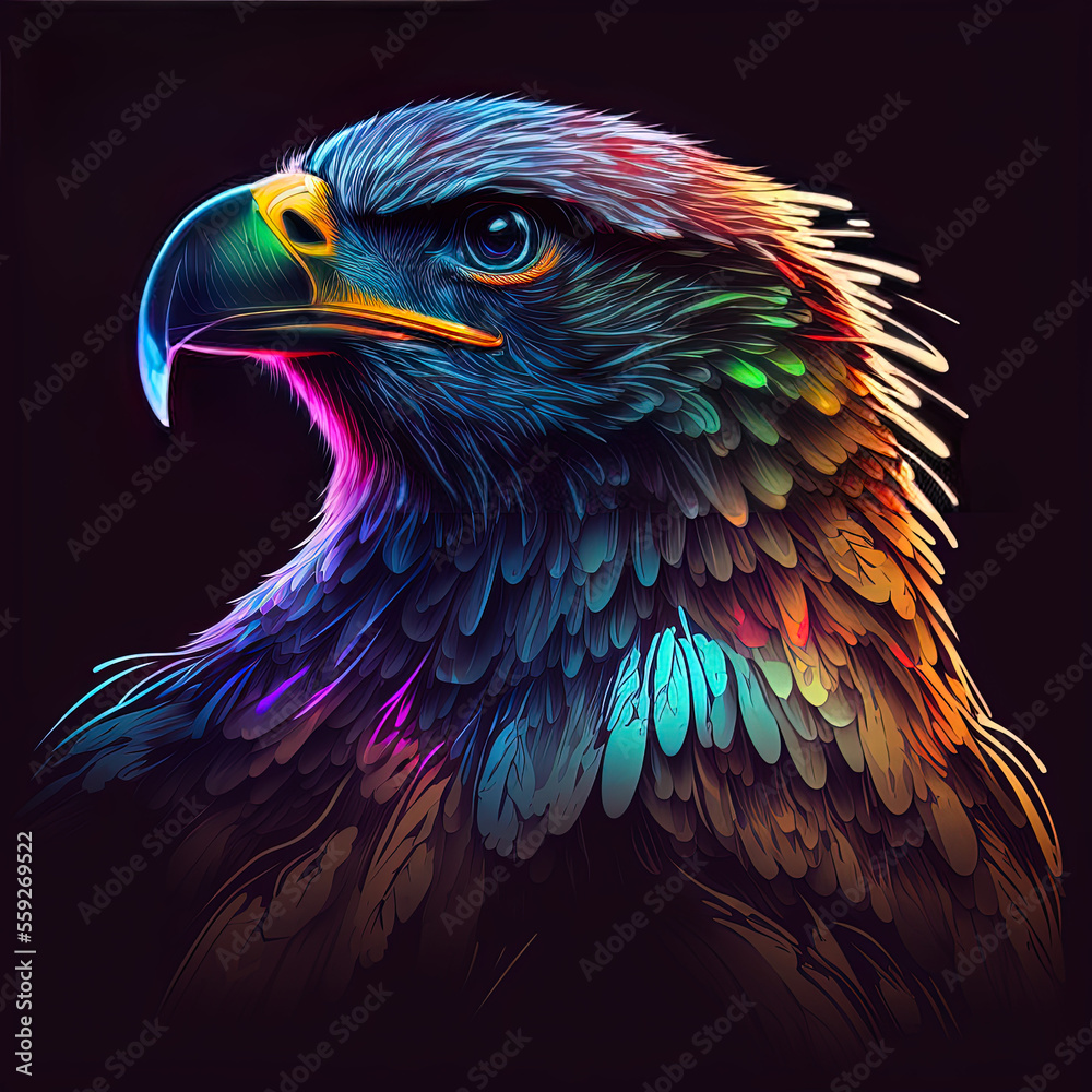 Fototapeta premium american bald eagle