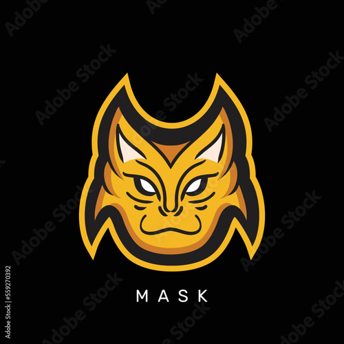 Fototapeta Naklejka Na Ścianę i Meble -  Animal Mask Logo