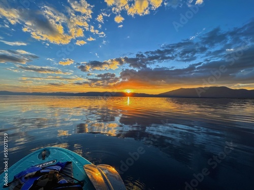 sunrise in the mountains