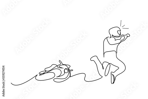 motorcycle driver racer crashes moto fall driver falls