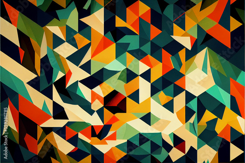 Abstract background with shapes