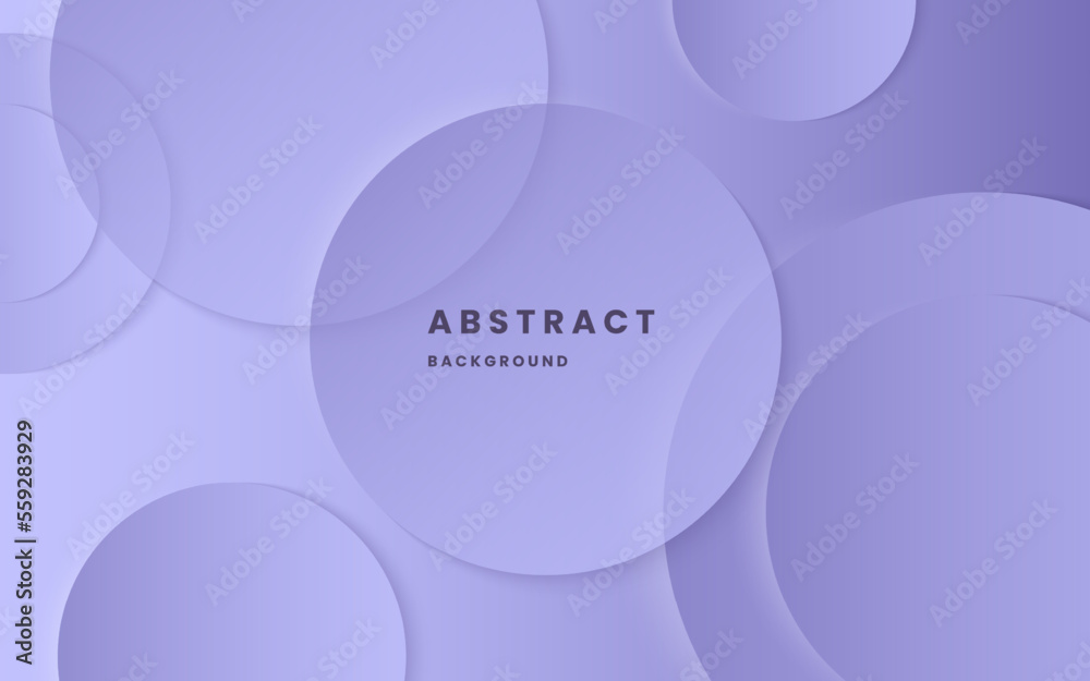 Obraz premium Modern abstract background elegant circle shape design. light purple gradient background. circle shape and shadow. illustration vector 10 eps.