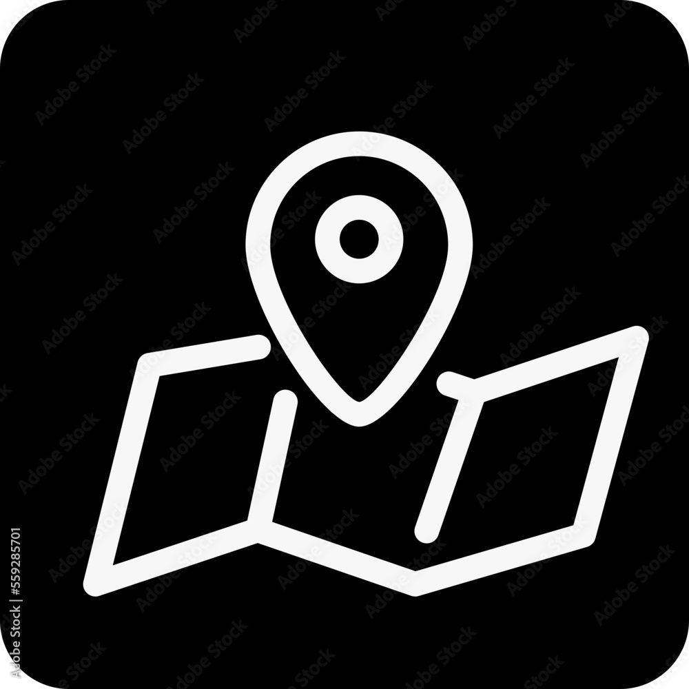 Solid Map, Point, Pin icon Solid Map, Point, Pin icon