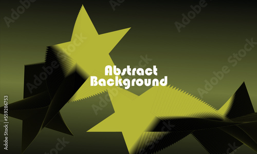 abstract yellow star design template with black background. can be used as wallpaper, homepage, computer desktop display, banner, presentation template, seminar template, etc