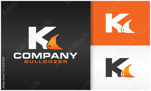 excavator logo letter K
