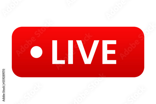 lower third live streaming symbol red design transparent template