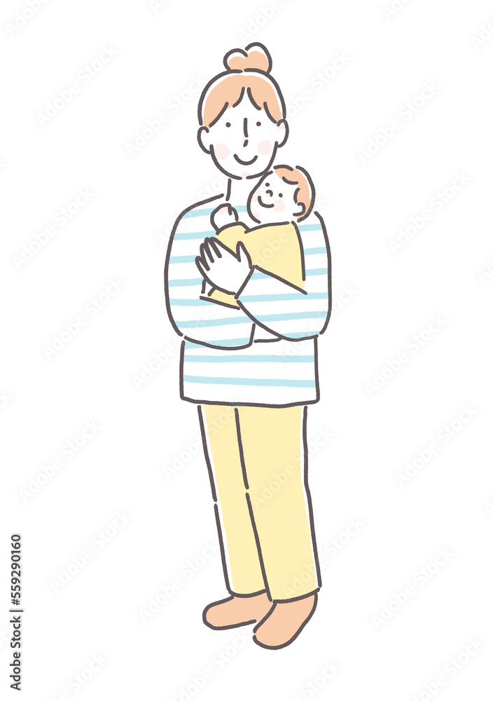 お母さんと赤ちゃん お母さんと赤ちゃん