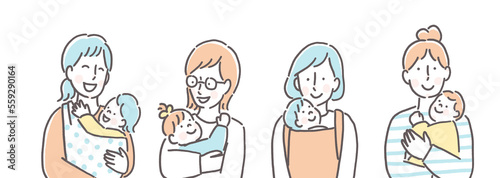 お母さんと赤ちゃん