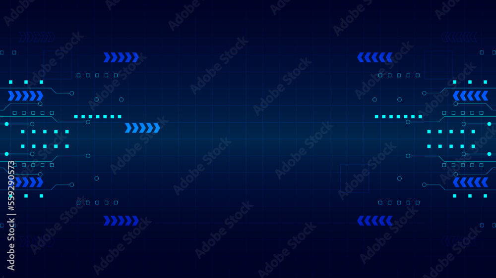 technology background with hi-tech digital data technology background with hi-tech digital data