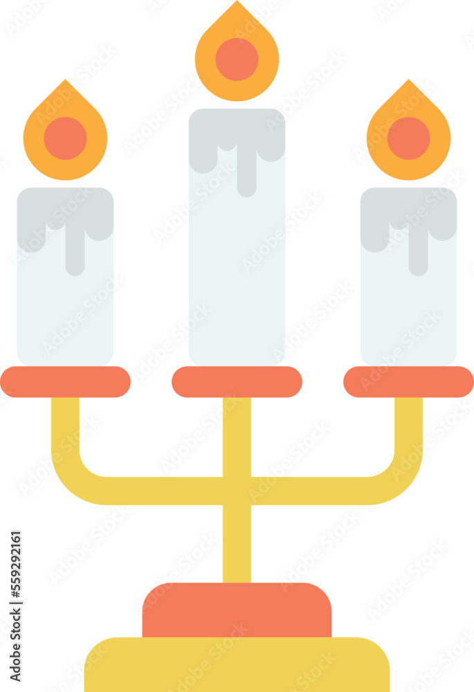 candle holder illustration in minimal style candle holder illustration in minimal style