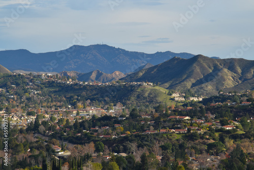 Scenic View of Thousand Oaks and Santa Monica Mountains