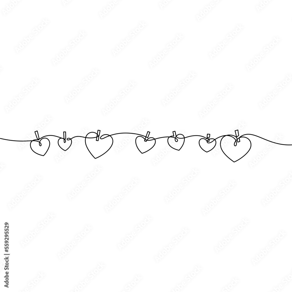 valentine heart ornament outline for decoration, website, web, mobile app, printing, banner, logo, poster design,card,social media,template, etc.