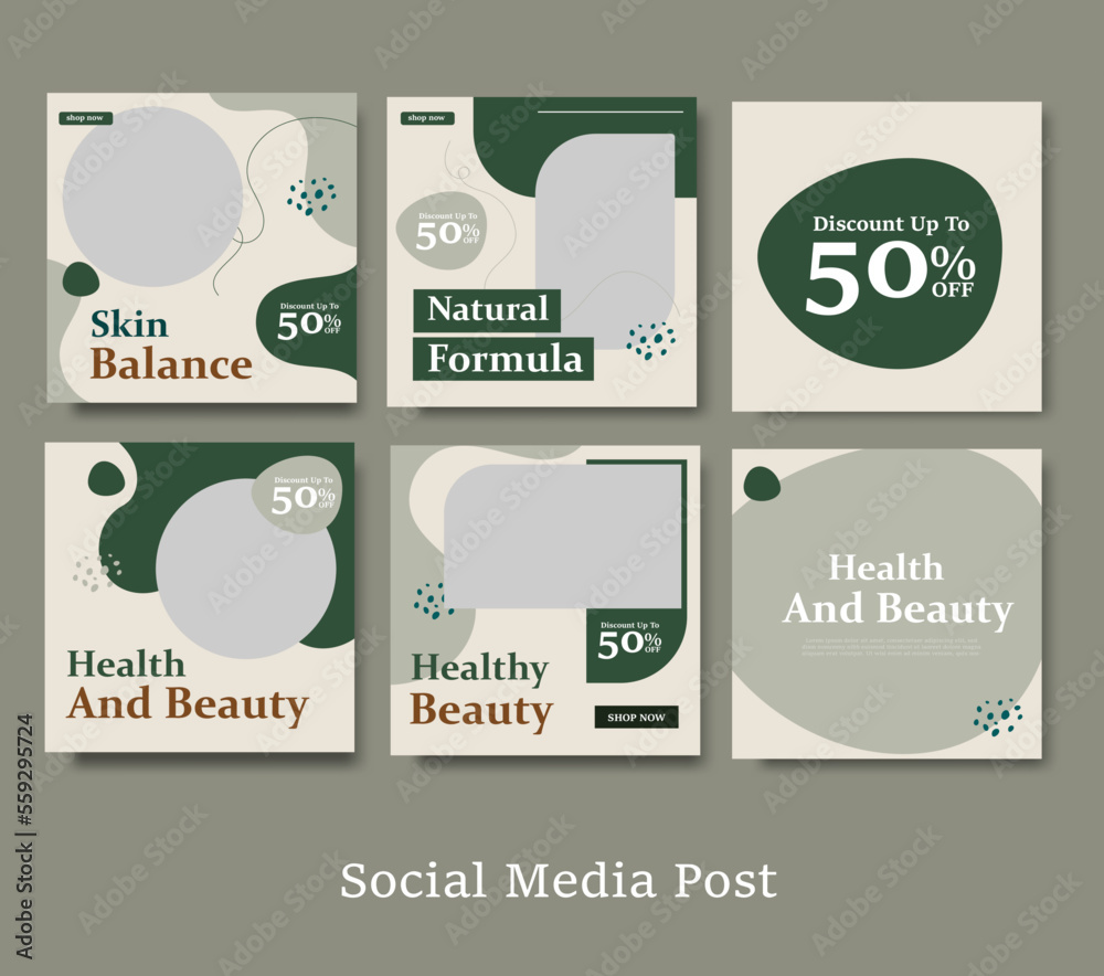 social media posts collection for skin care social media posts collection for skin care