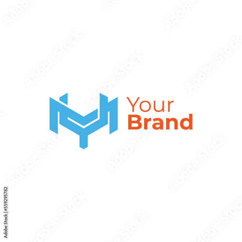 Logo Letter M Y and Mechanic