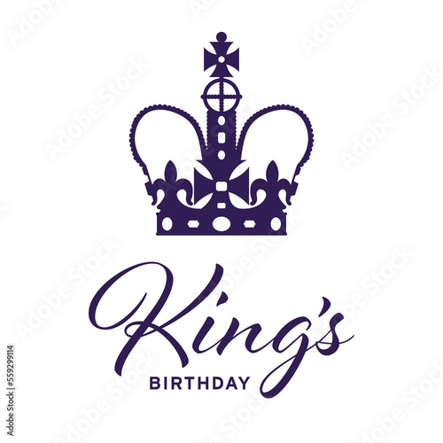 King's Birthday regal royal crown