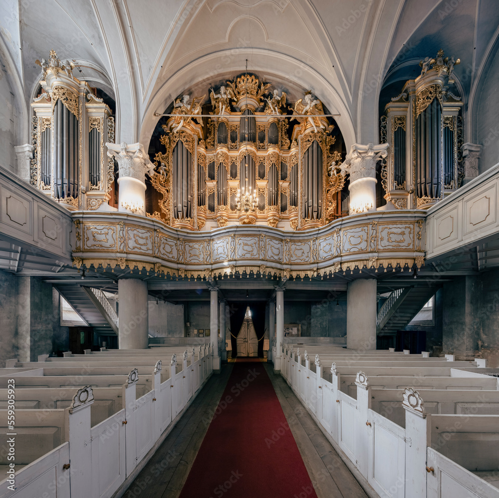 Φωτογραφία Organ of the Holy Trinity Cathedral located in the city of Liepaja in Latvia bui