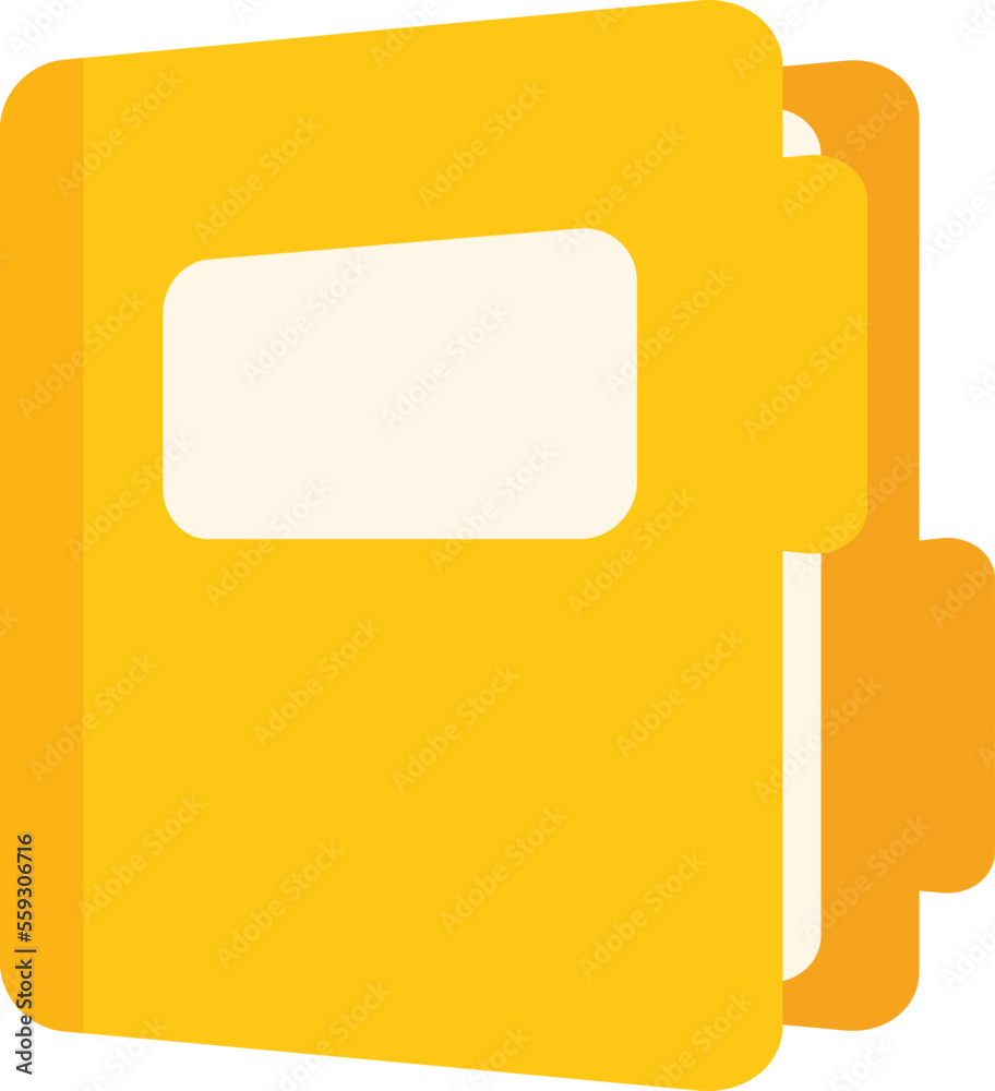 Folder agent icon flat vector. Service support. Person center isolated