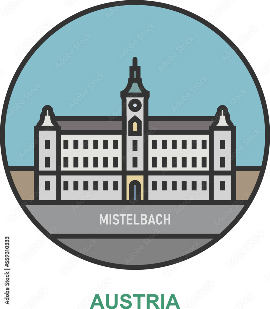 Mistelbach. Cities and towns in Austria