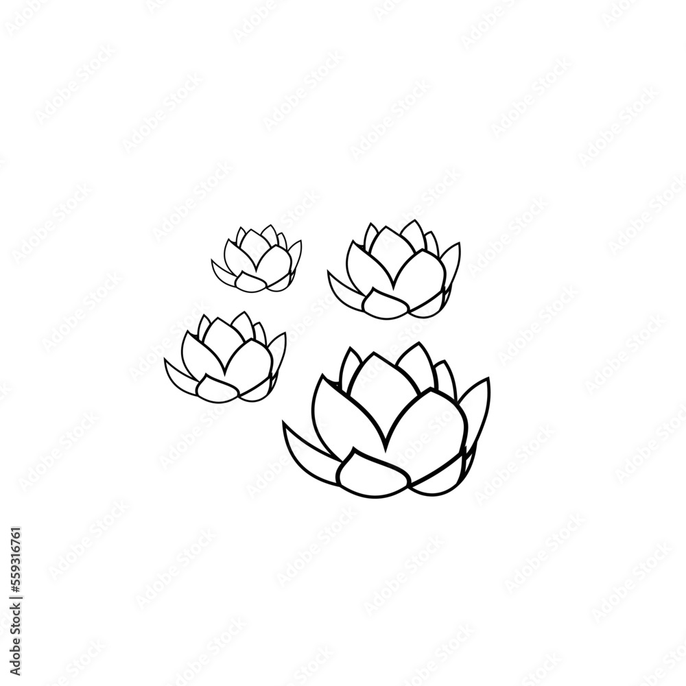 a simple and elegant black and white lotus flower, suitable for use in all fields, especially those related to the plant world a simple and elegant black and white lotus flower, suitable for use in all fields, especially those related to the plant world