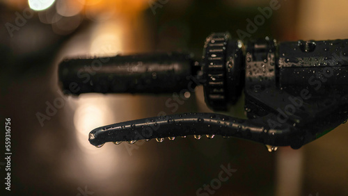 Fahrradbremse im Regen  photo