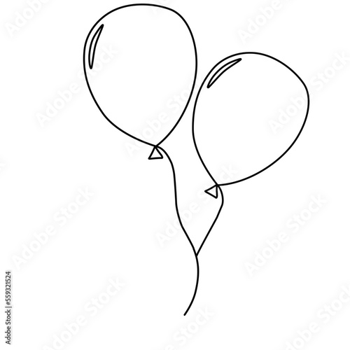 Ballon Lineart