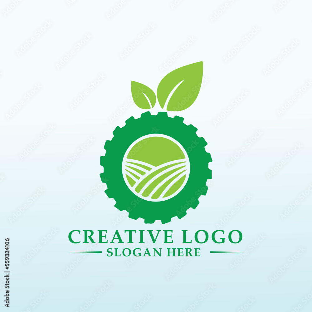 Logo for a company selling farm machinery Logo for a company selling farm machinery
