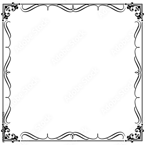 Wallpaper Mural frames in vintage style with elements of ornament, art, pattern, background, texture Torontodigital.ca