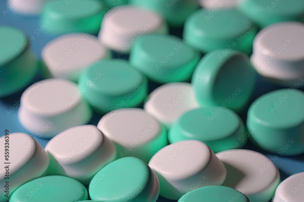 isolated White Blue tablets. Screen in green. 4K UHD. . Generative AI isolated White Blue tablets. Screen in green. 4K UHD. . Generative AI