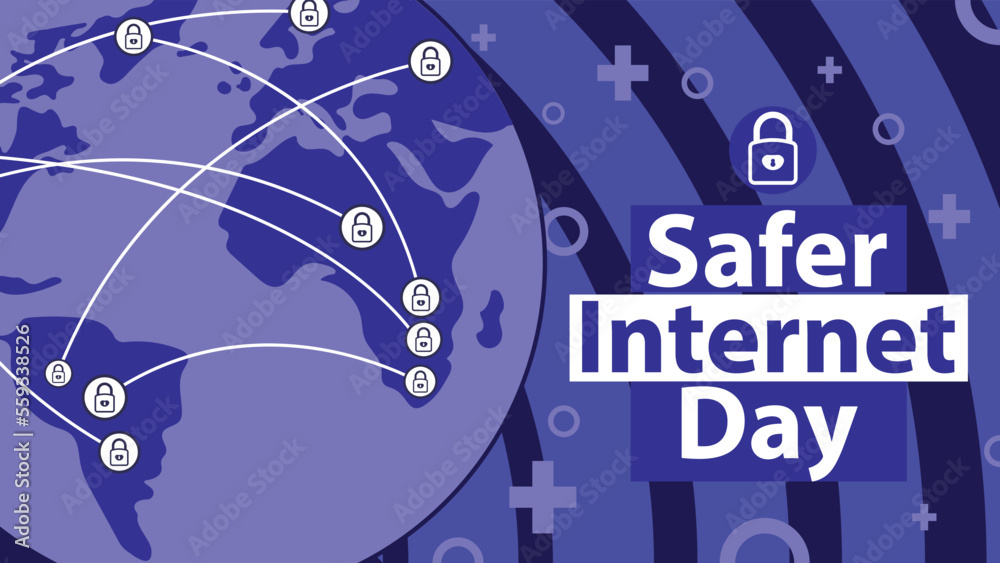 Safer Day vector banner design celebrated every year on