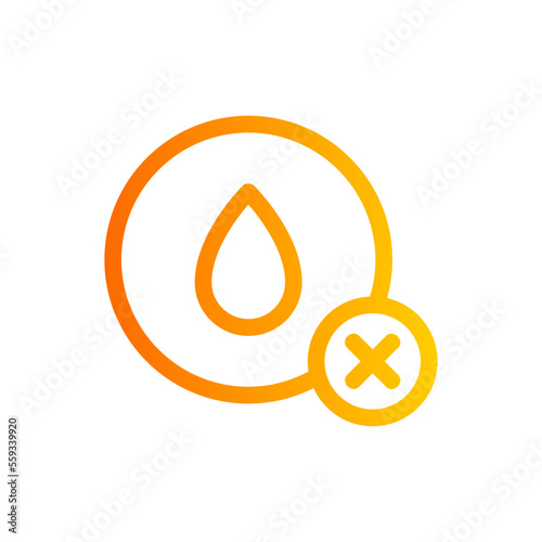 no liquids gradient icon