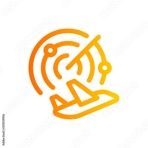radar gradient icon