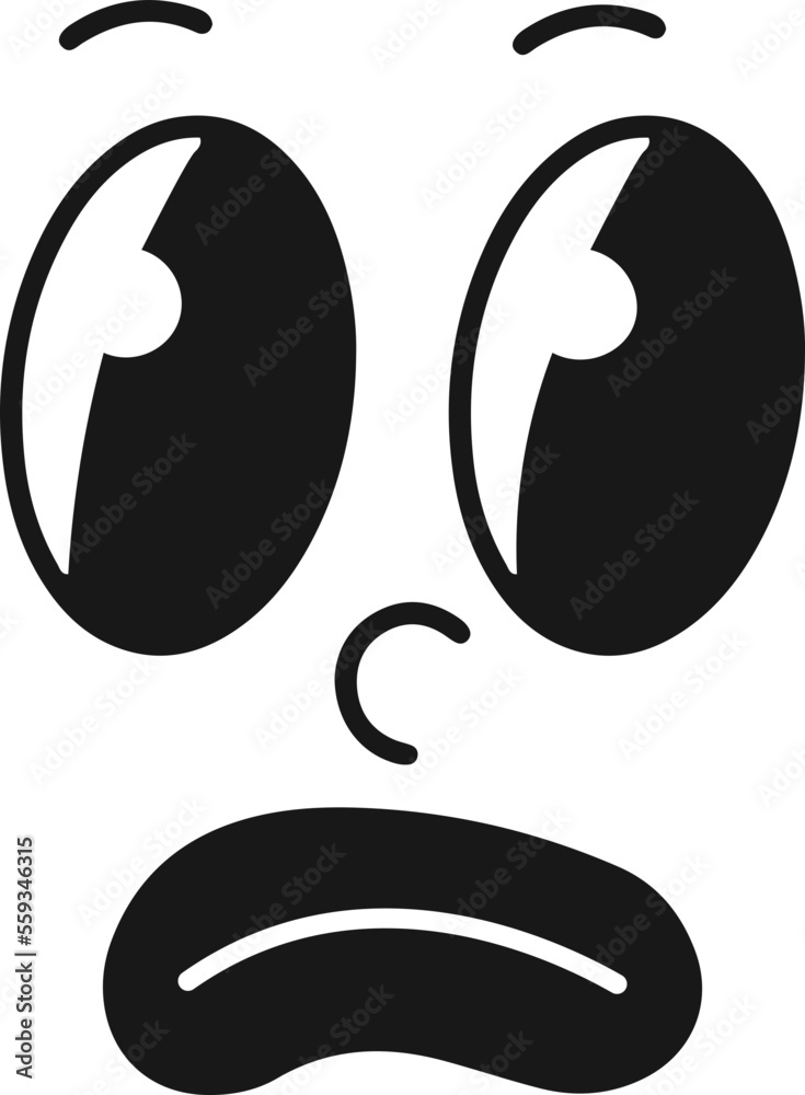 cartoon emoji face expression retro avatar cute cartoon emoji face expression retro avatar cute