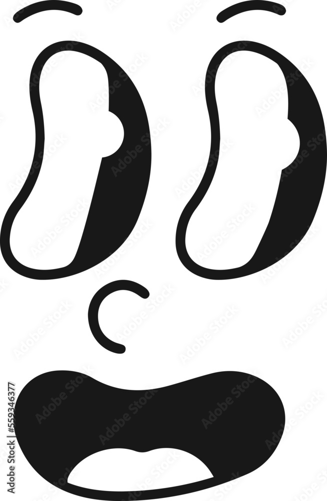 cartoon emoji face expression retro avatar cute cartoon emoji face expression retro avatar cute