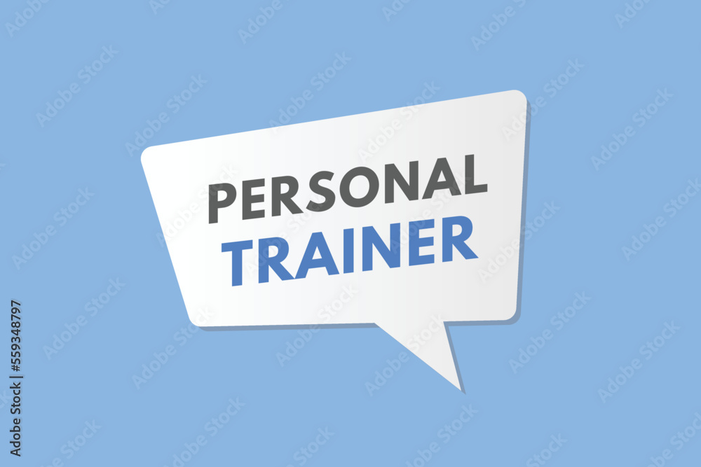 personal trainer text Button. personal trainer Sign Icon Label Sticker Web Buttons personal trainer text Button. personal trainer Sign Icon Label Sticker Web Buttons