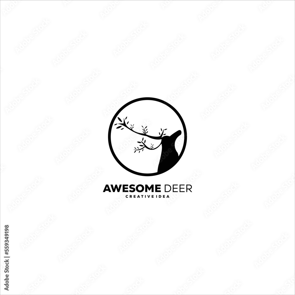 Der design logo silhouette Der design logo silhouette