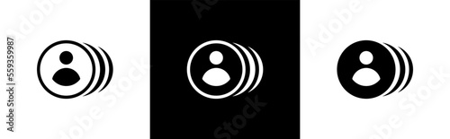 Group of users icon. People symbol. Group of people sign for apps and websites		