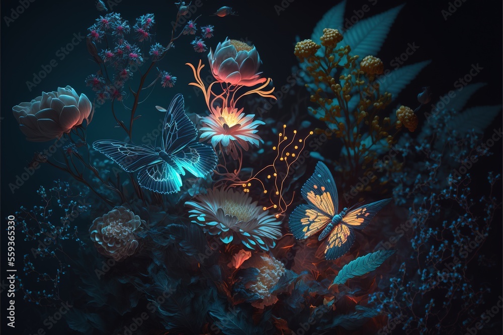 Fantasy Night Life Generative AI Fantasy Night Life Generative AI