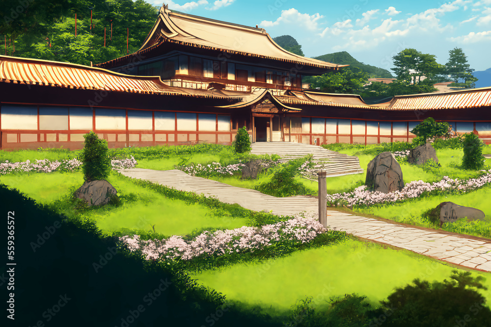 アニメ映画風の家や室内の背景のイラスト(AI generated image) アニメ映画風の家や室内の背景のイラスト(AI generated image)