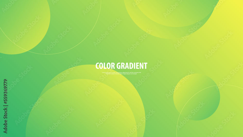 Modern Abstract Background Retro Memphis Round Circle Shape Lines Motion and Yellow Green Gradient Color Modern Abstract Background Retro Memphis Round Circle Shape Lines Motion and Yellow Green Gradient Color