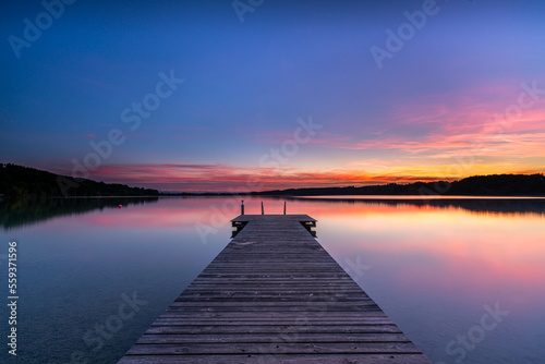 pier at sunset © Sebastian