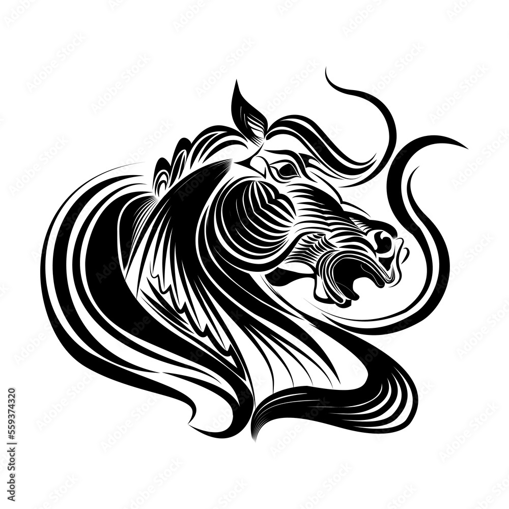horse head t-shirt design full vector horse head t-shirt design full vector