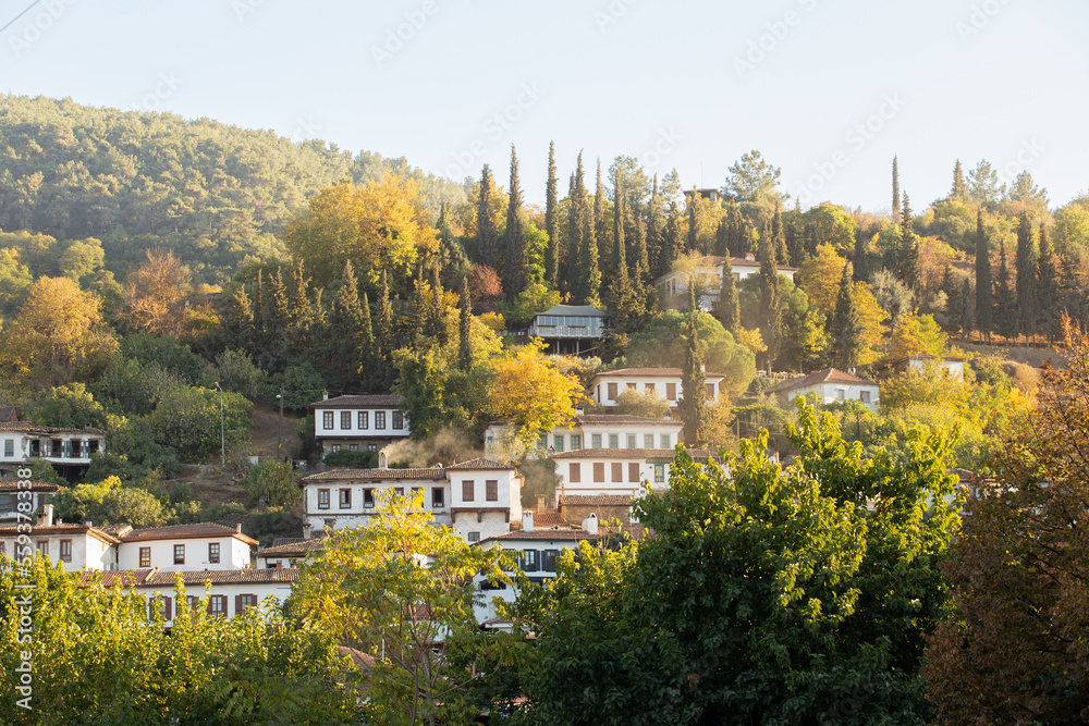 Sirince Koyu panoramic summer view of Selcuk, Izmir,Turkey. Sirince Koyu panoramic summer view of Selcuk, Izmir,Turkey.